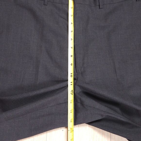 J Press Dress Pants Mens 40x32 Charcoal Gray Wool Made in USA Business Formal - Picture 9 of 14
